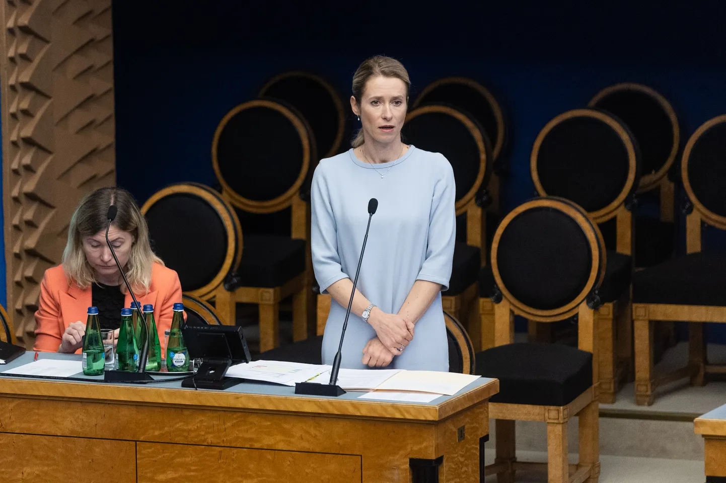 Kaja Kallas riigikogu infotunnis.