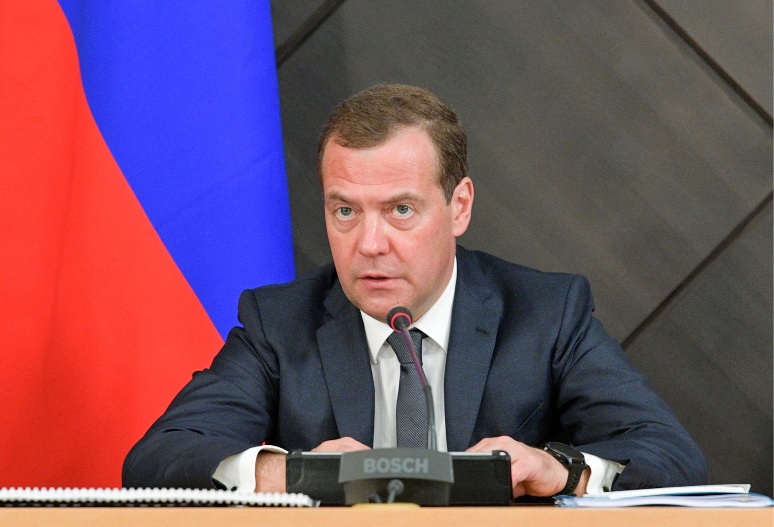 Krievijas premjerministrs Dmitrijs Medvedevs