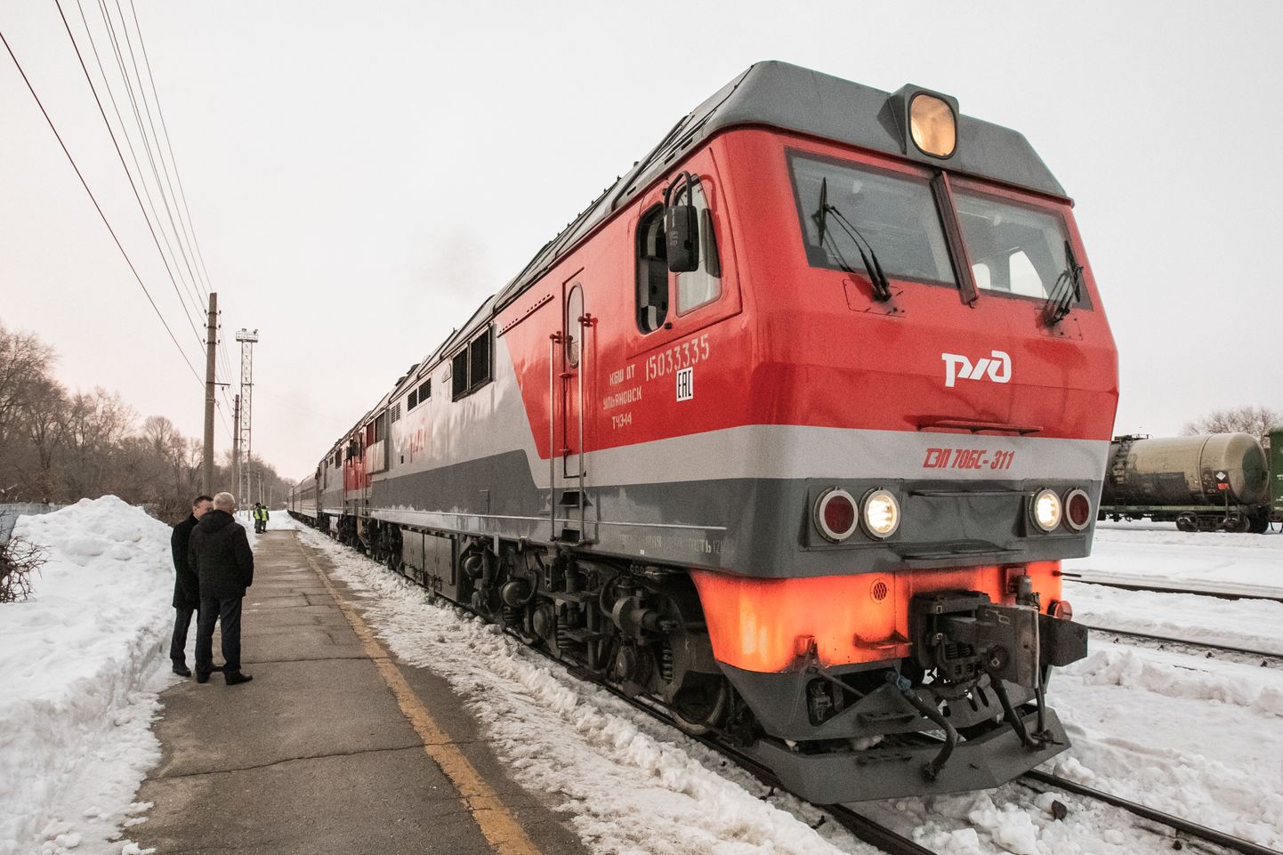 Поезд, Ульяновск, Россия, фото иллюстративное.
