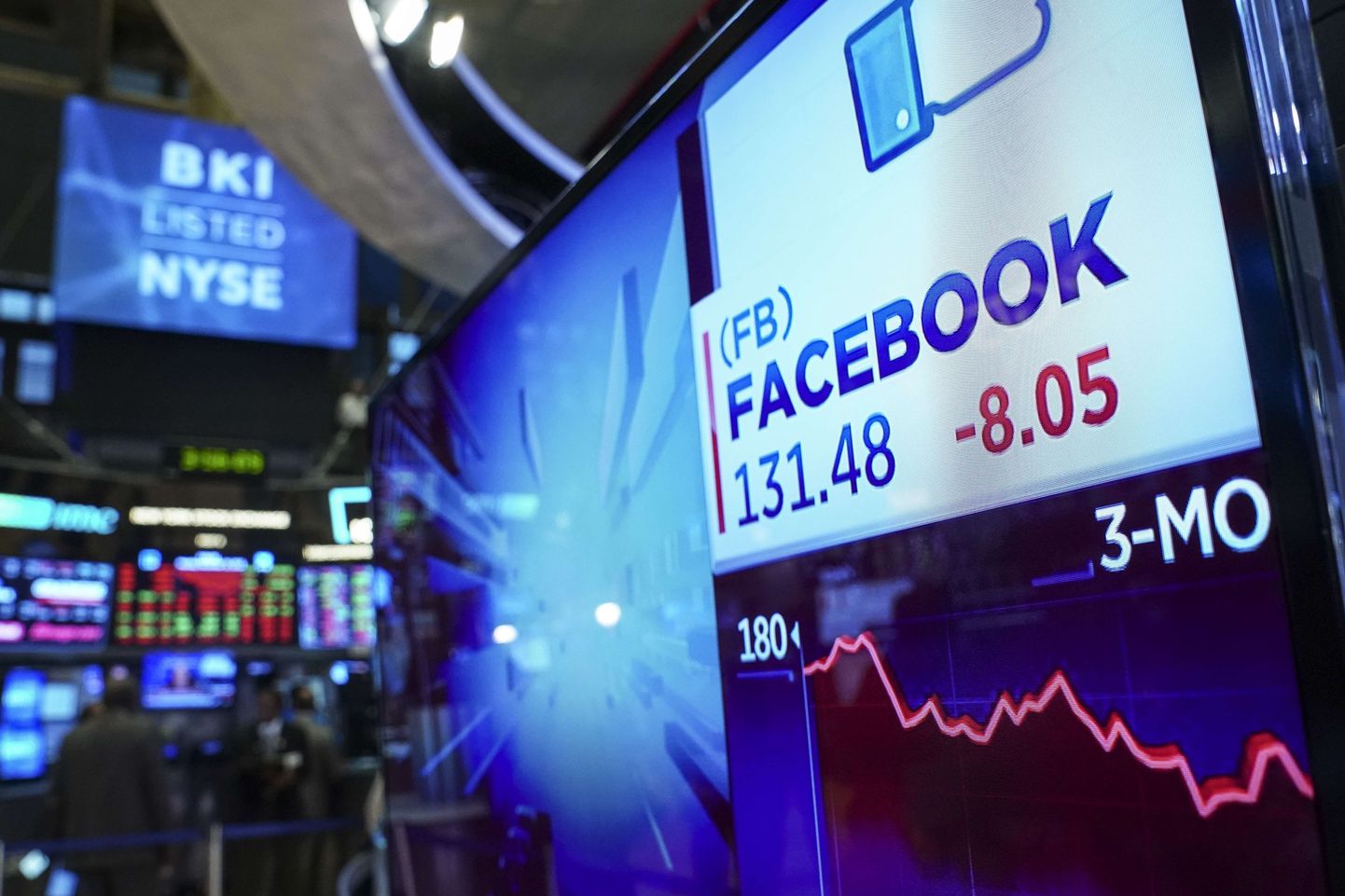 Facebooki aktsia 19. novembril New Yorgi börsil.