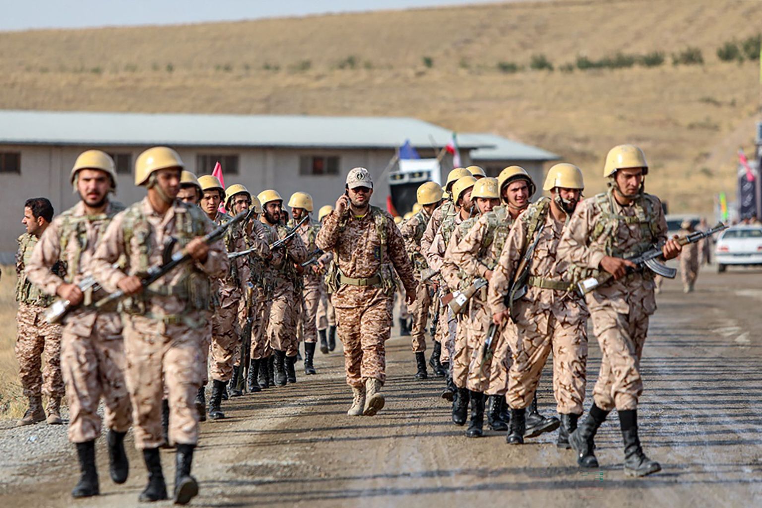 Iraani revolutsiooniline kaardivägi õppusel 18. oktoober 2022.