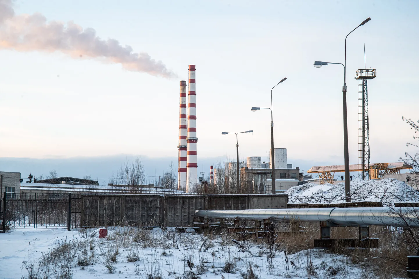 Balti elektrijaam. Pilt on illustreeriv.
