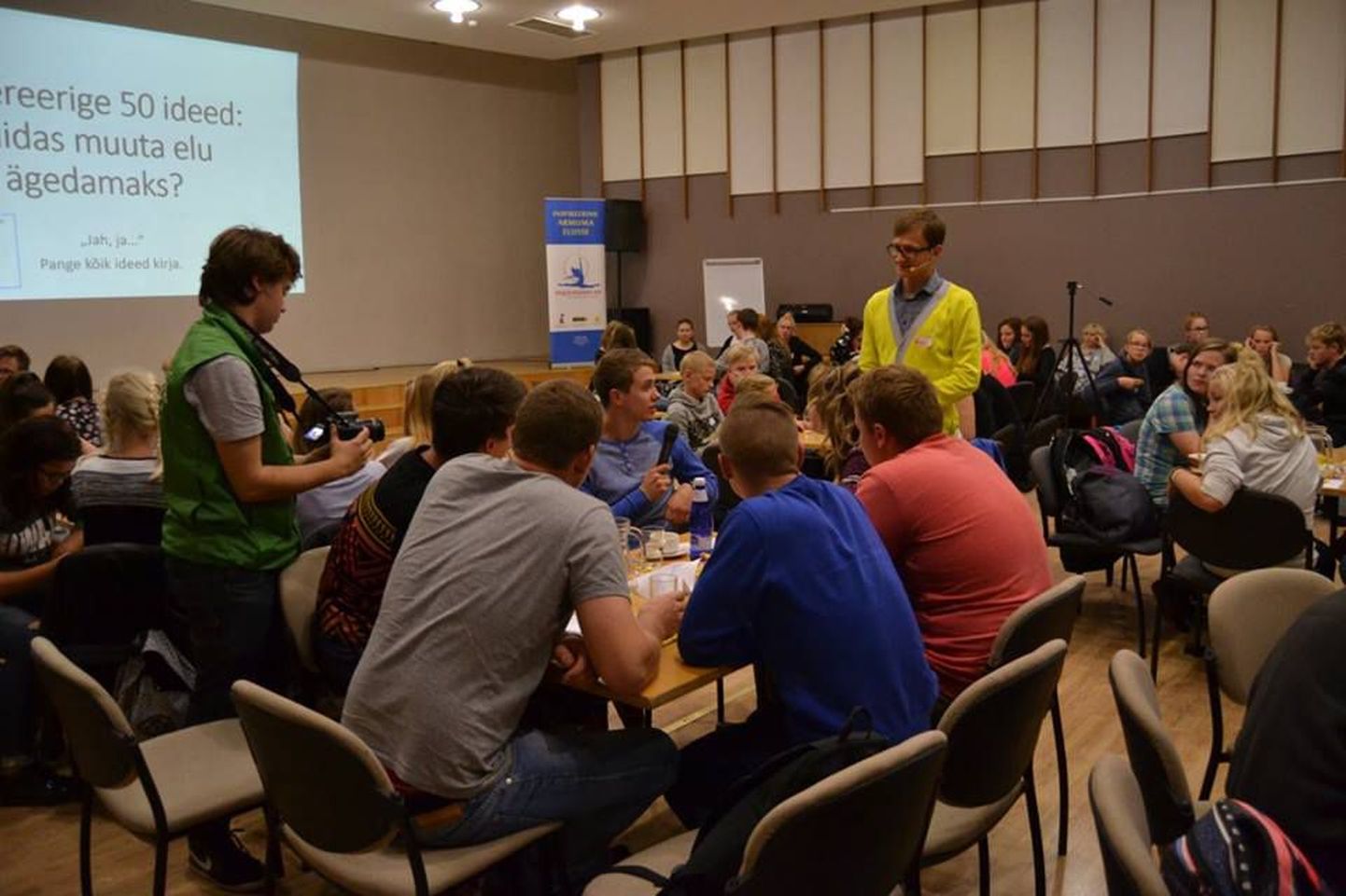 29. septembril toimus Valgamaa teise noorte ettevõtluskonkursi «Nupp nokib» avasündmus – noorte loovuskoolitus