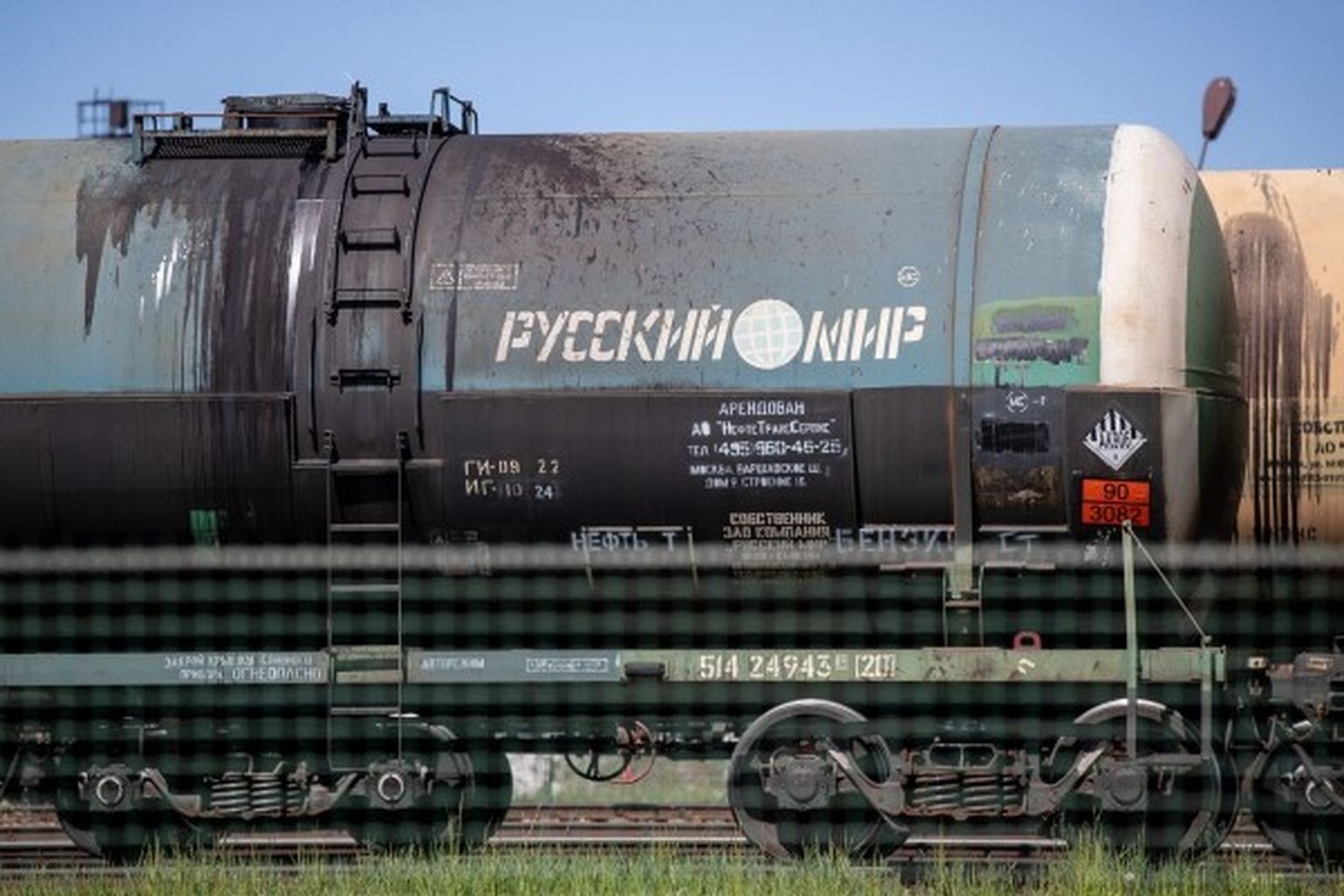 Venemaalt pärit raudteevagunid Eestis.