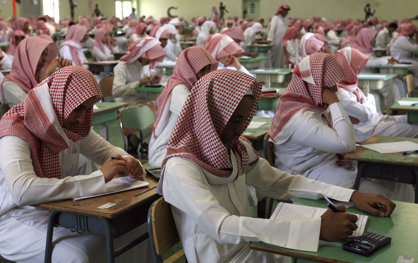 Saudi Araabia kooliõpilased.