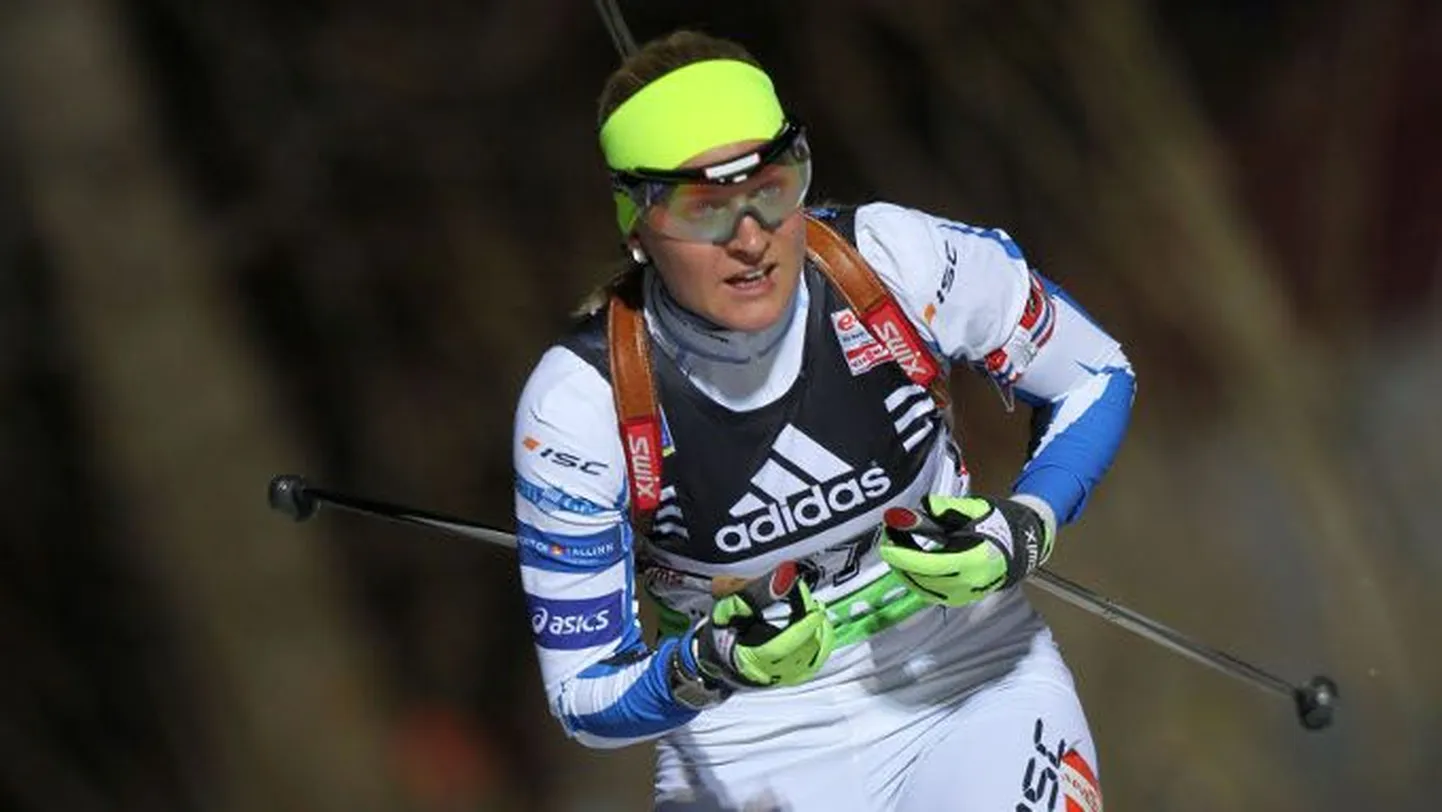 Naiste suvebiatloni 6 km  võitja Kristel Viigipuu
