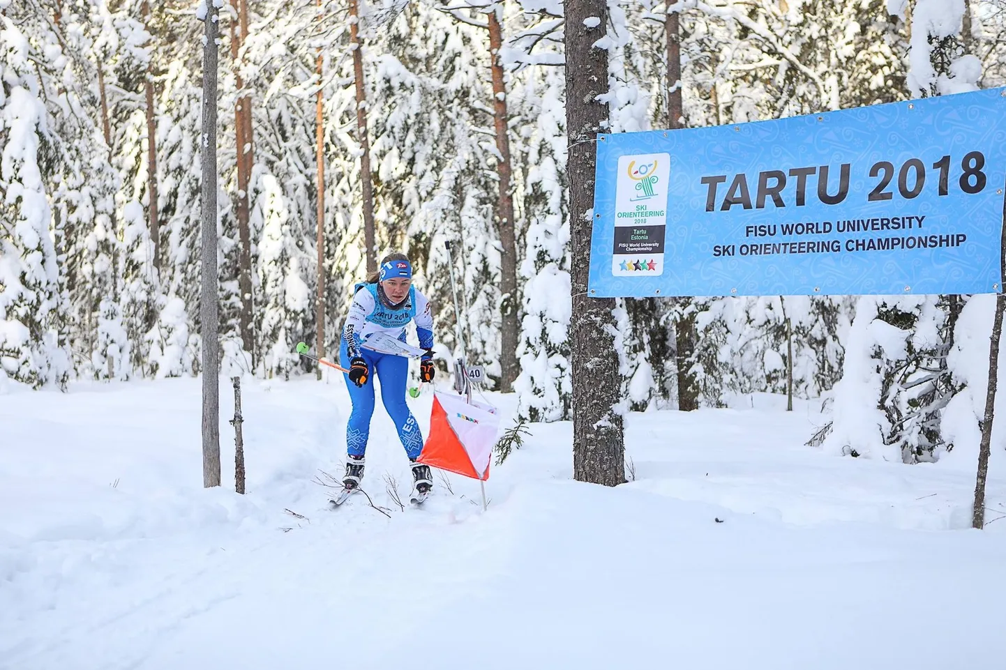 Haanja radadel kolm hõbedat võitnud Daisy Kudre tagaajamisvõistlusel