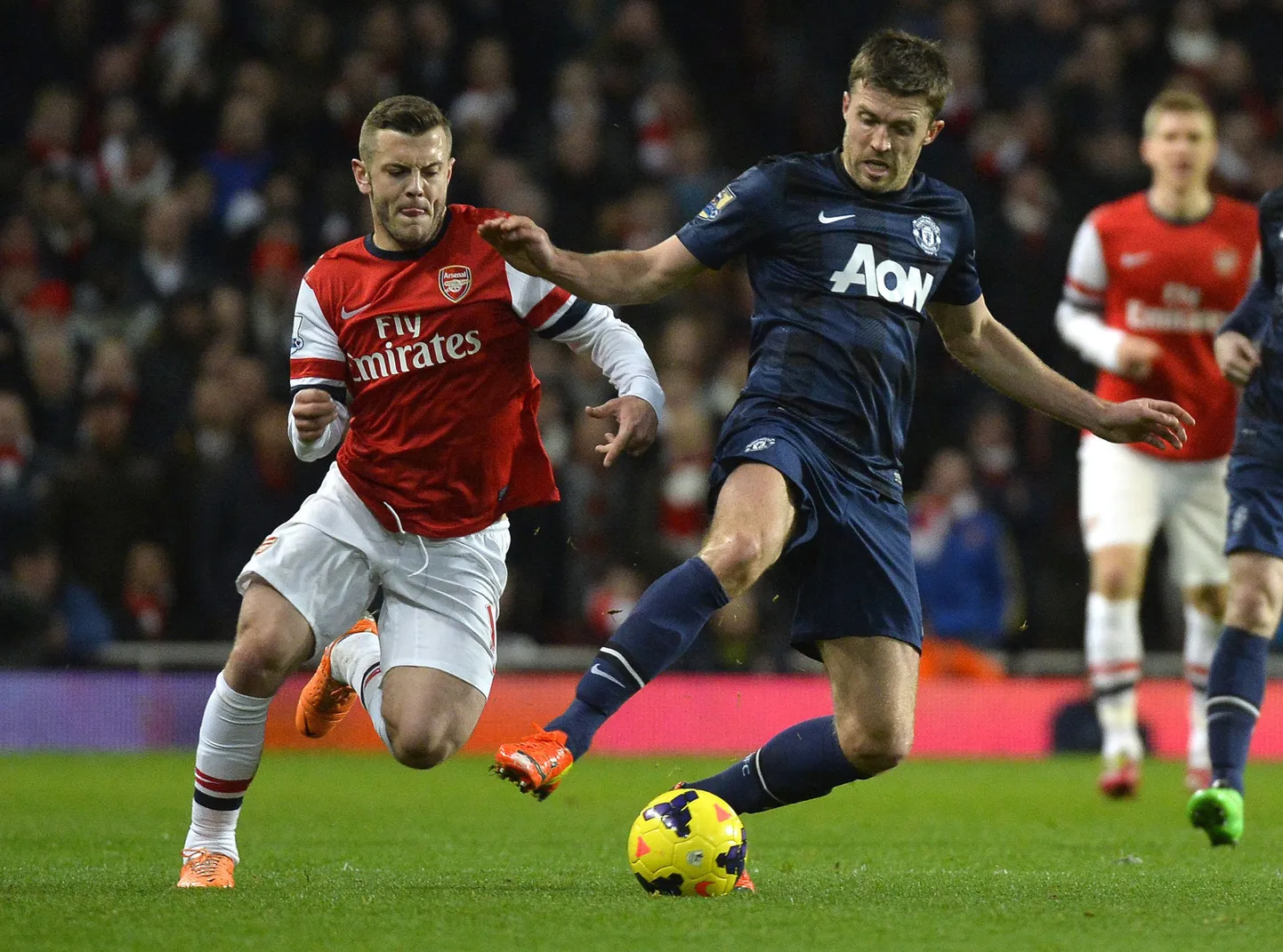 Arsenali ja Manchester Unitedi vaheline kohtumine.