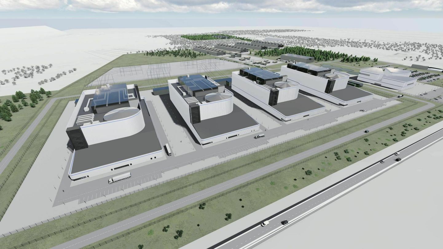 Так в будущем может выглядеть четырехреакторная атомная электростанция Fermi Energia.