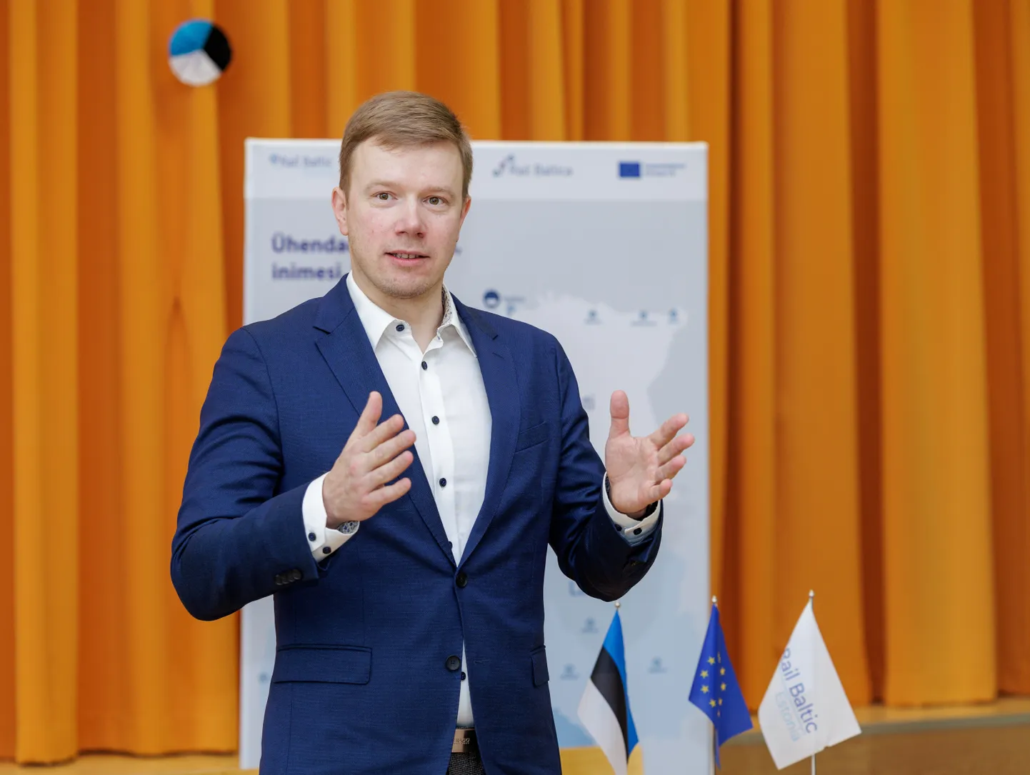 Rail Baltic Estonia juhatuse esimees Anvar Salomets.