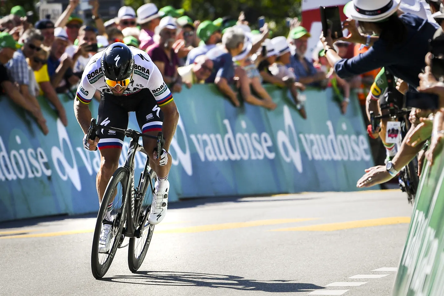 Peter Sagan võitmas Šveitsi veloruuti kolmandat etappi