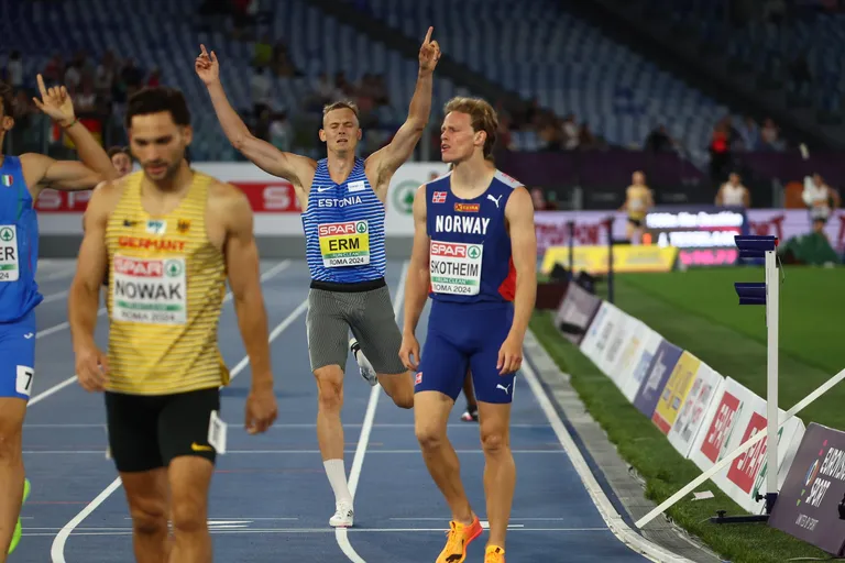 Johannes Erm finišeerumas Euroopa meistrina.