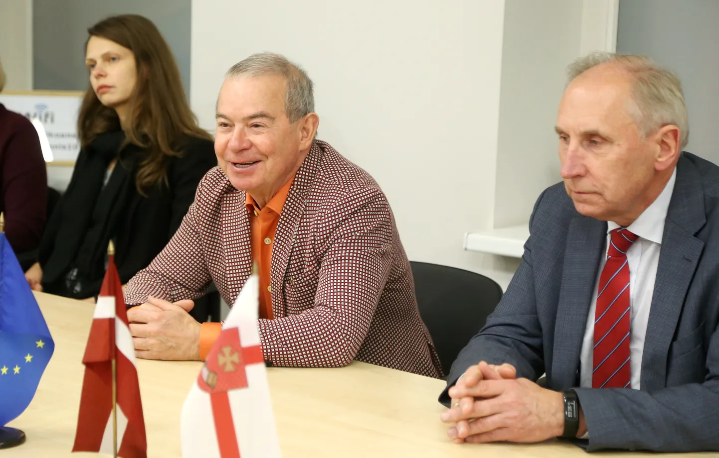 Айвар Лембергс и Янис Витолиньш