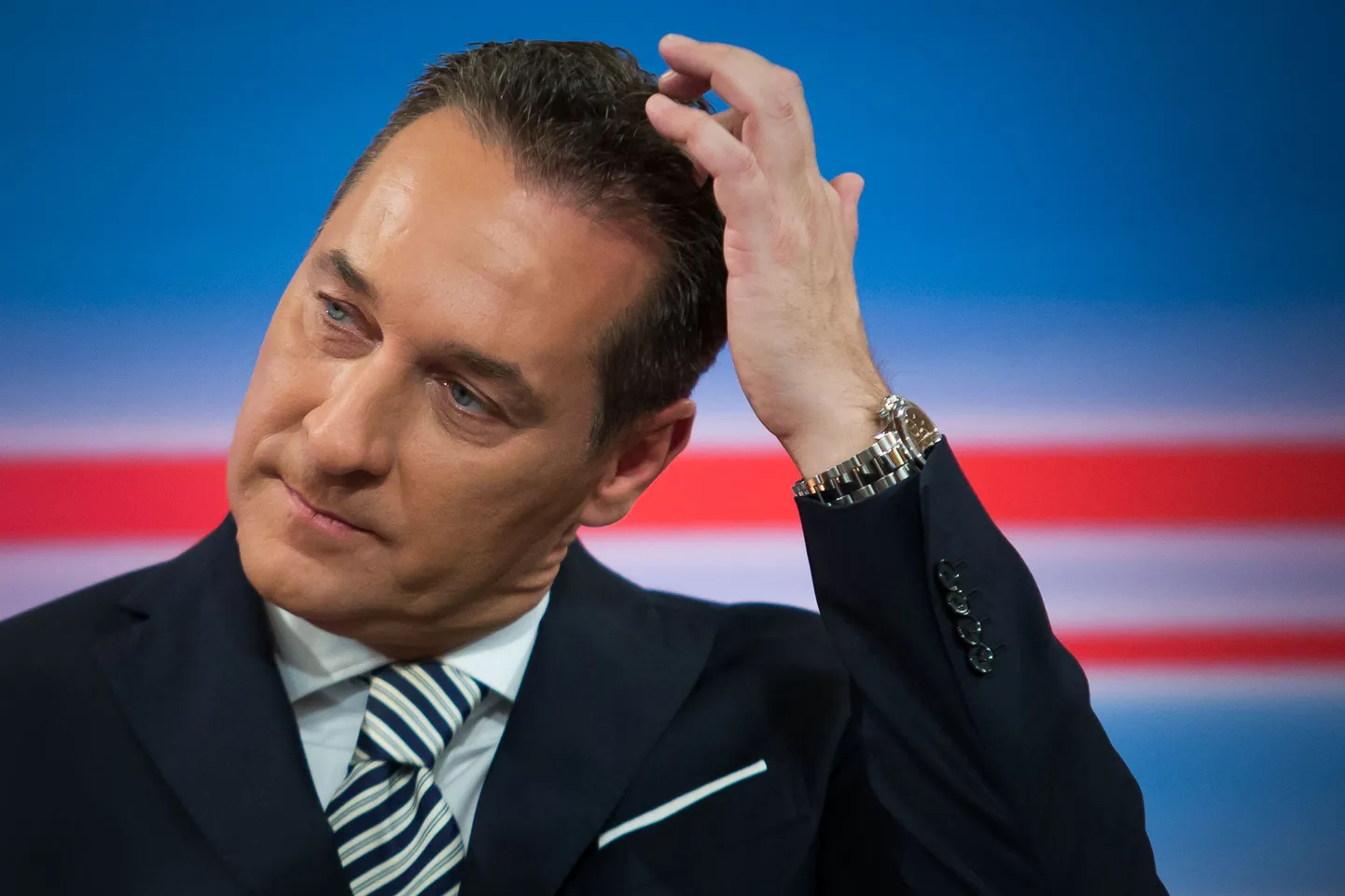 Austria Vabaduspartei endine esimees Hans-Christian Strache.