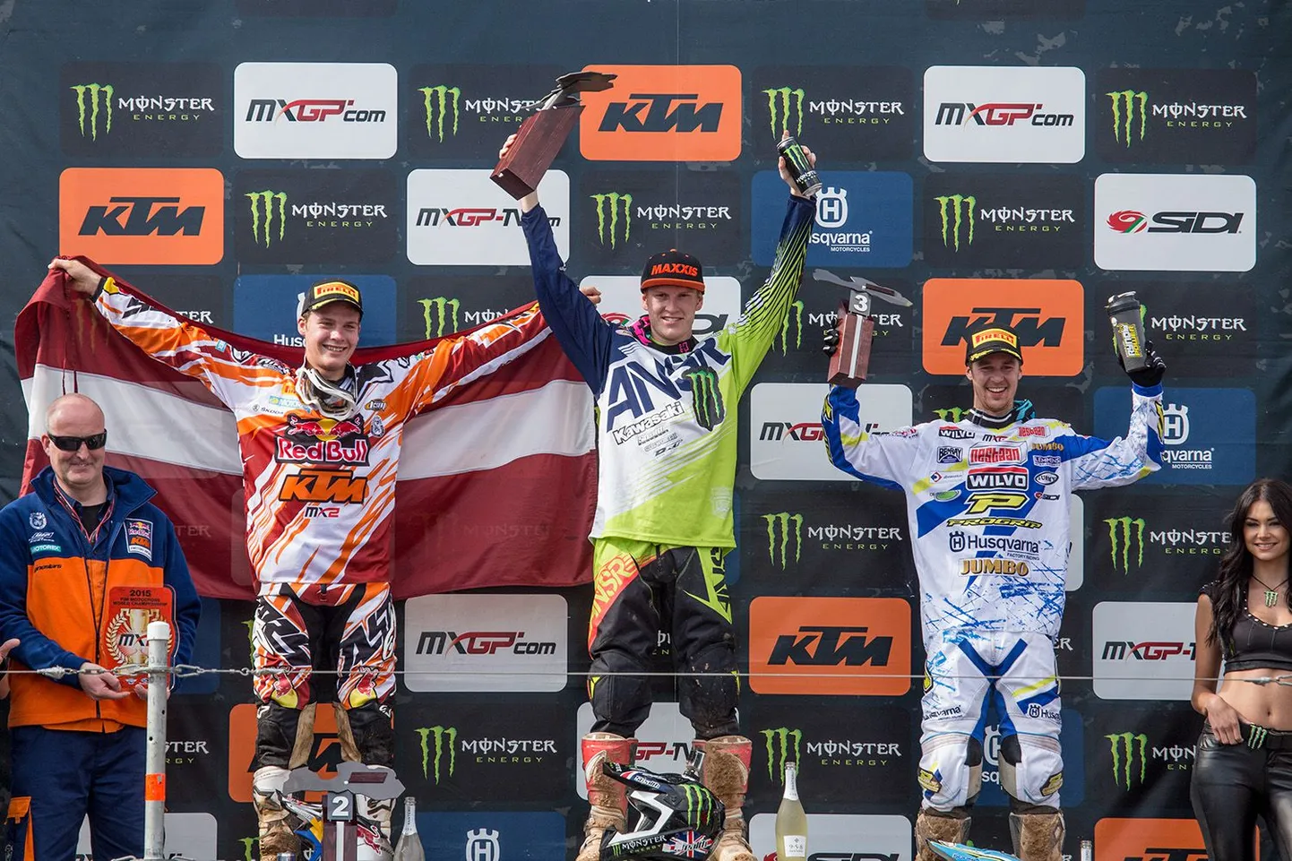 Pauls Jonass (vasakult), Max Anstie ja Harri Kullas.