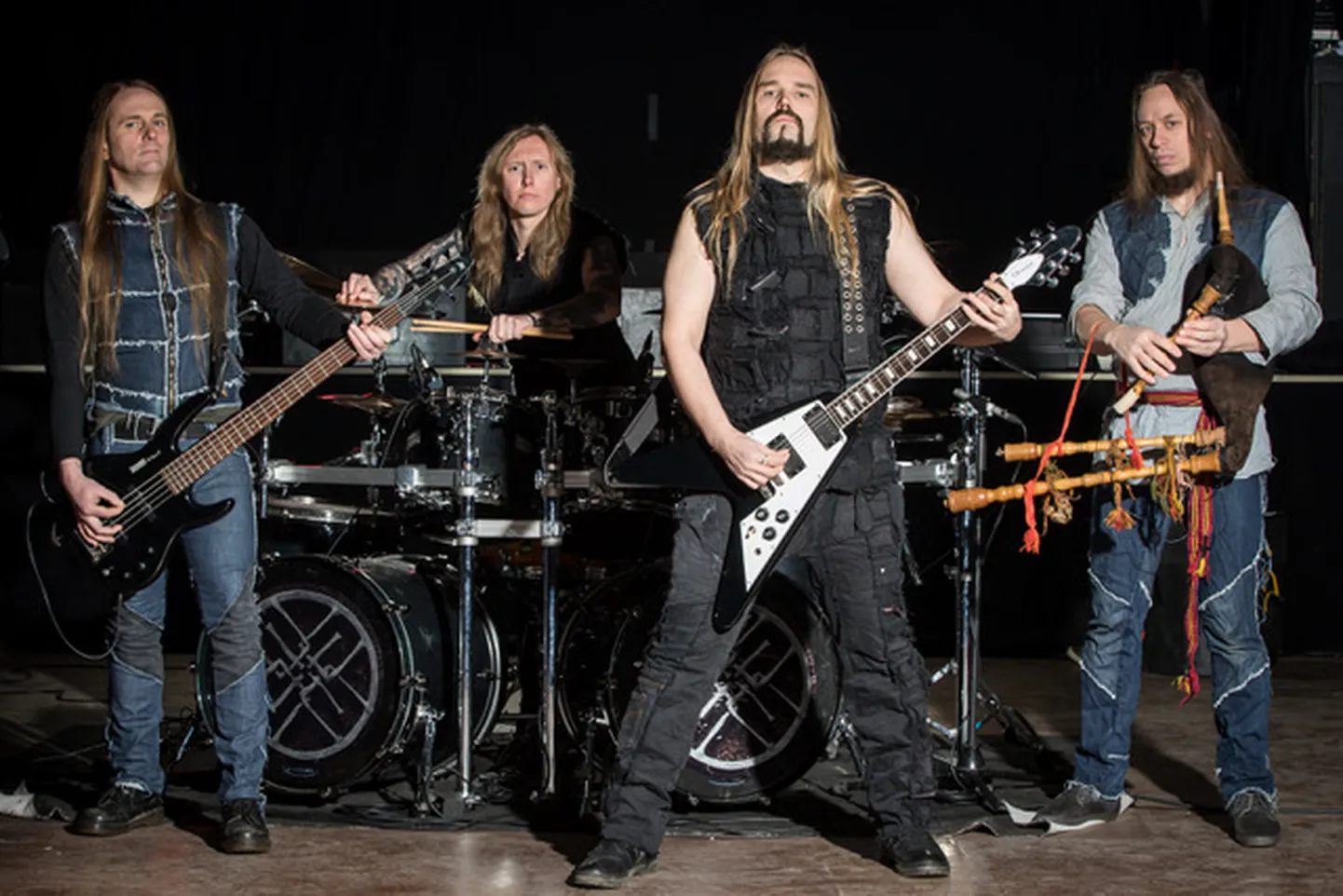 Folk-metal bänd Metsatöll.
