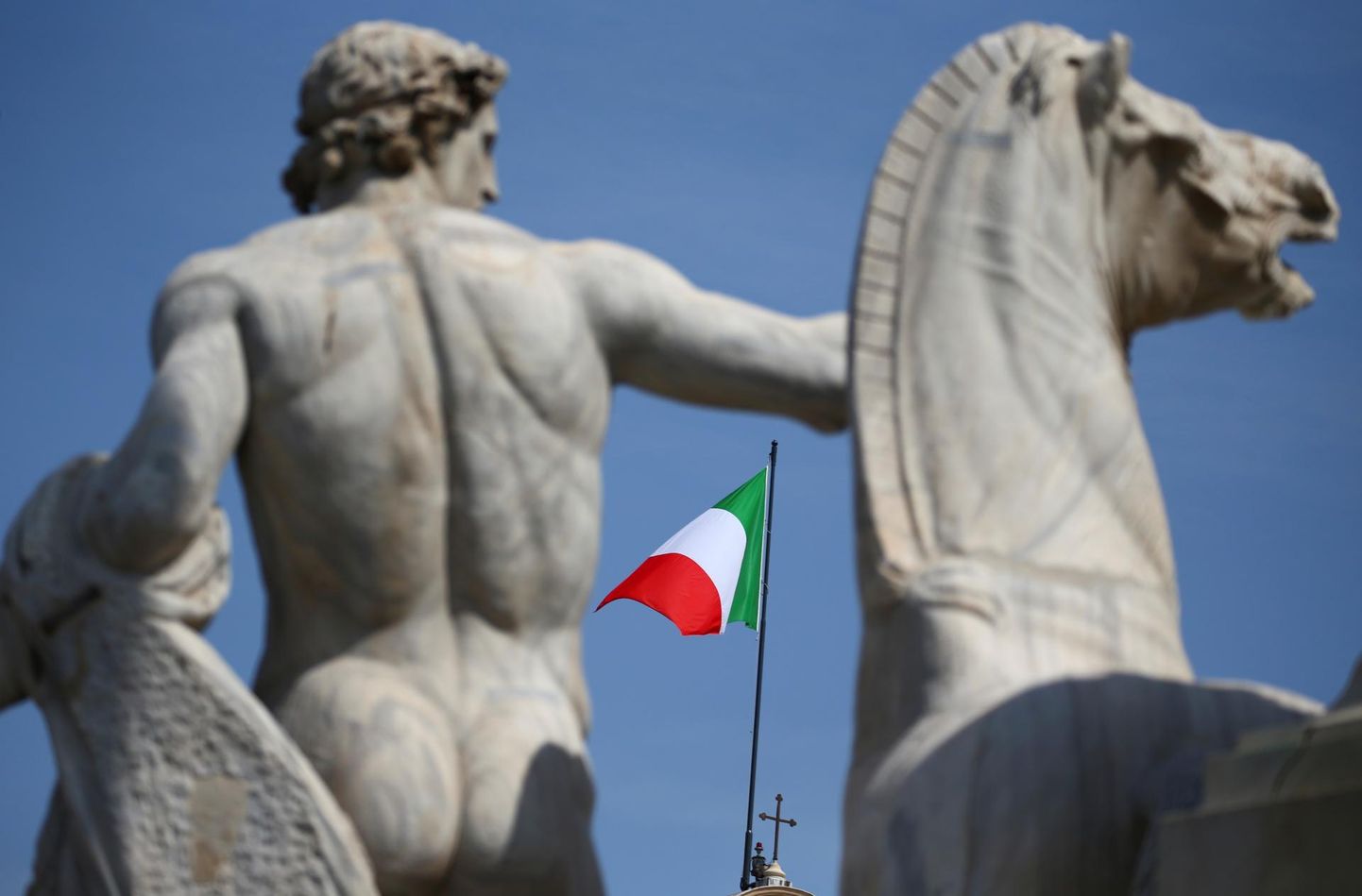 Itaalia lipp Roomas.