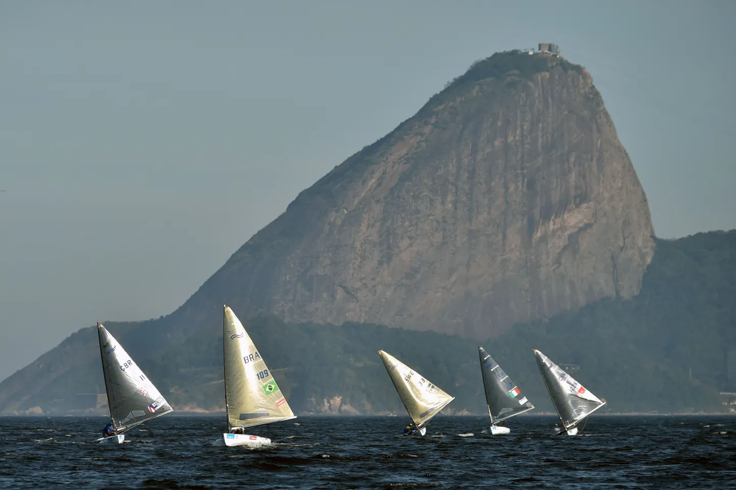 Guanabara lahes peetud purjetamisvõistlus Aquece Rio, mis oli 2016. aasta OMi üheks testivõistluseks.
