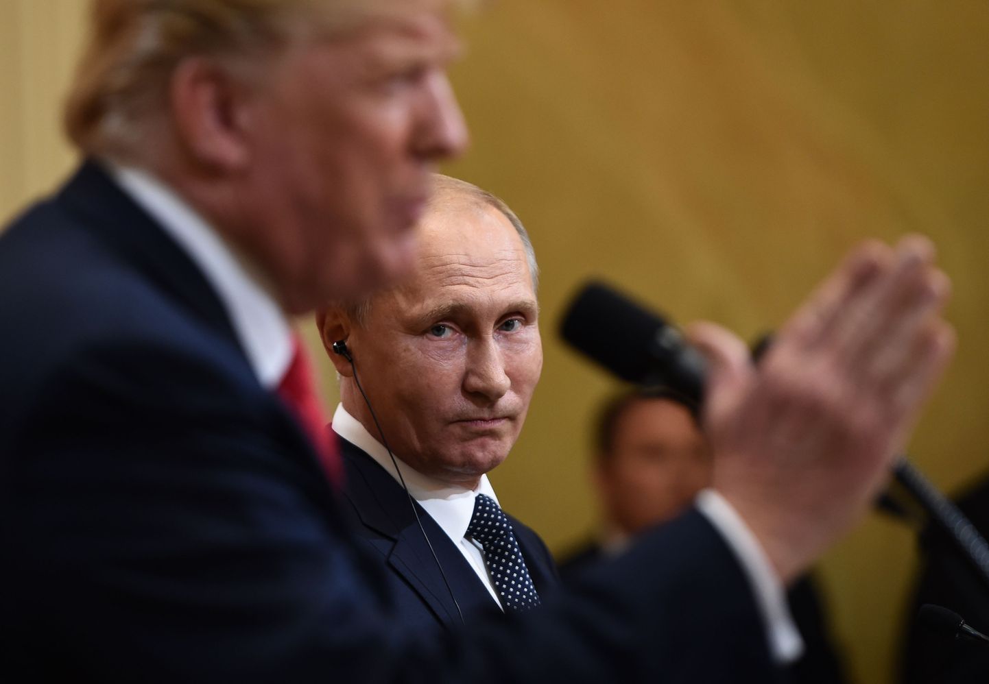 Президент России Владимир Путин и экс-президент США Дональд Трамп.