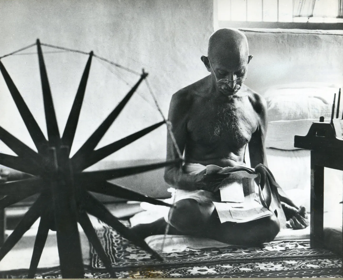 Mahatma Gandhi.