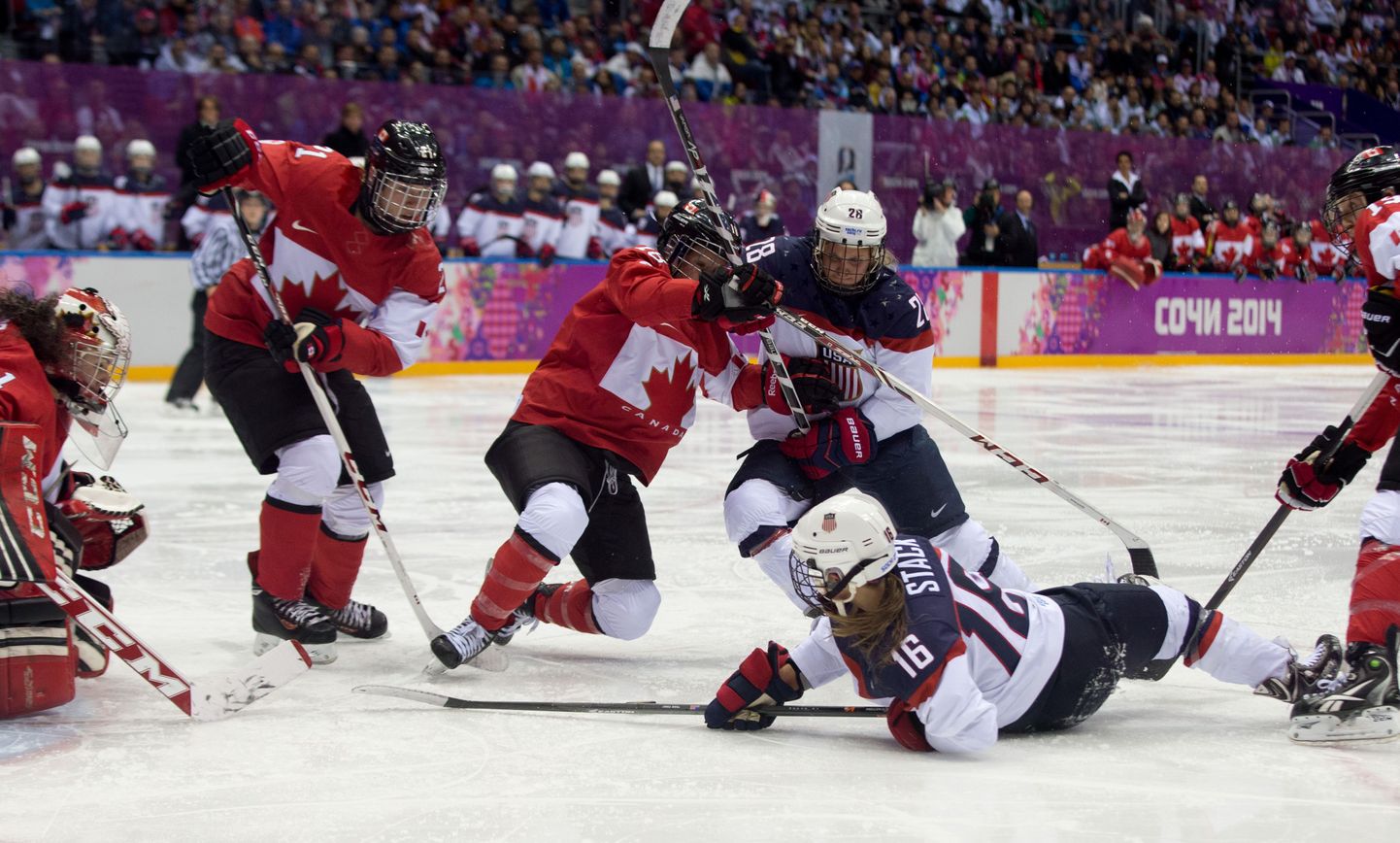 Канадская женская сборная, иллюстративное фото.