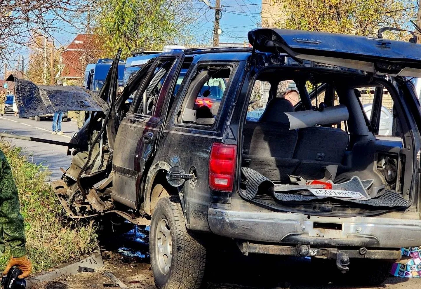 Pilt, mis avanes pärast Mihhail Filiponenko tapmist Luhanskis Ukraina luureteenistuse poolt.