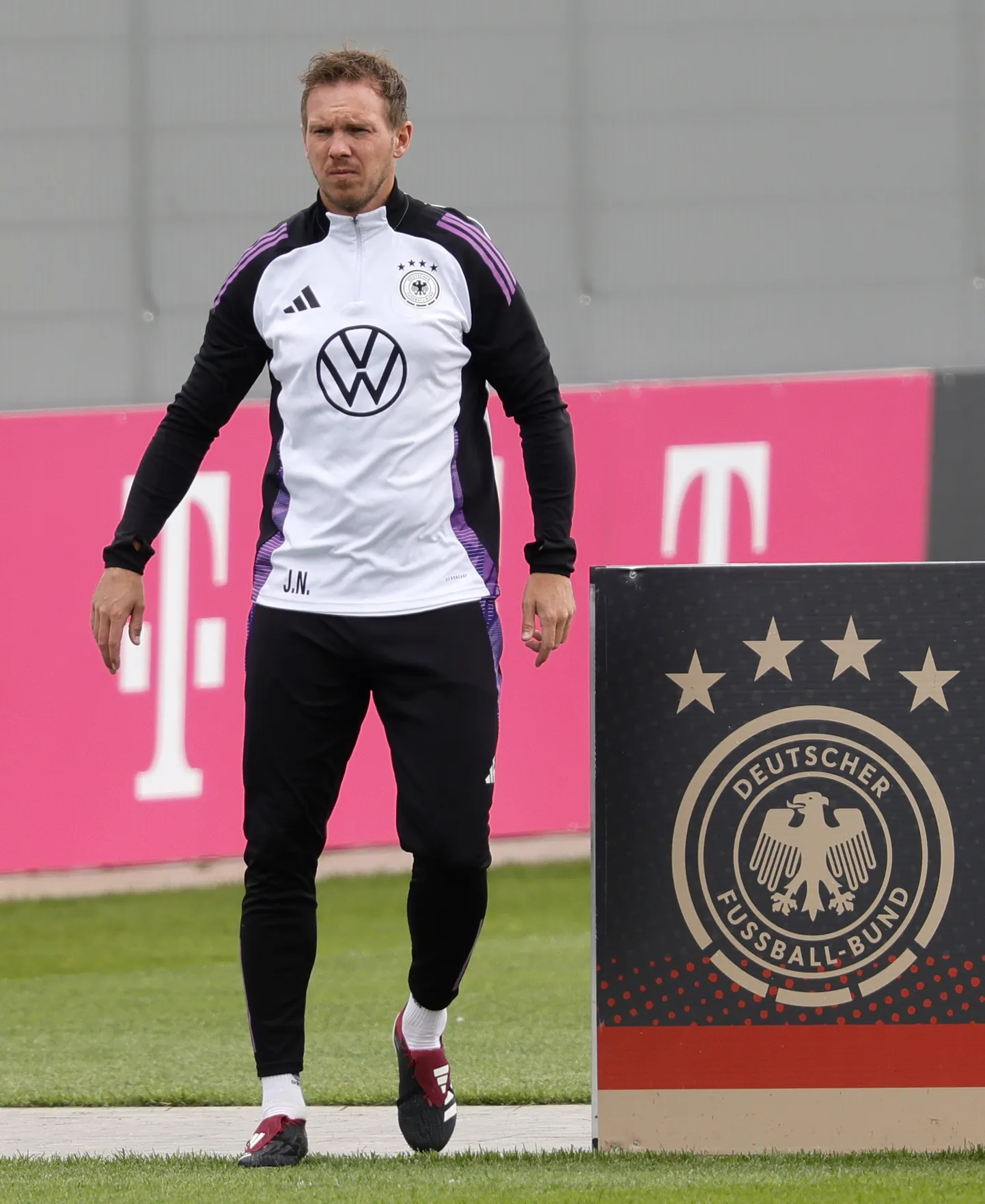 Saksamaa jalgpallikoondise peatreener Julian Nagelsmann 5. juunil 2024 koondise treeningul Herzogenaurachis.