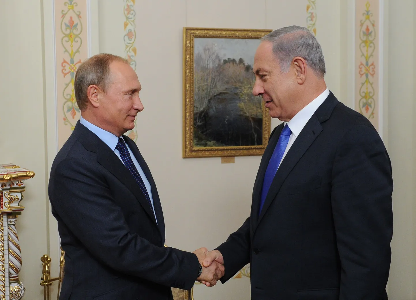 Venemaa president Vladimir Putin ja Iisraeli peaminister Benjamin Netanyahu.