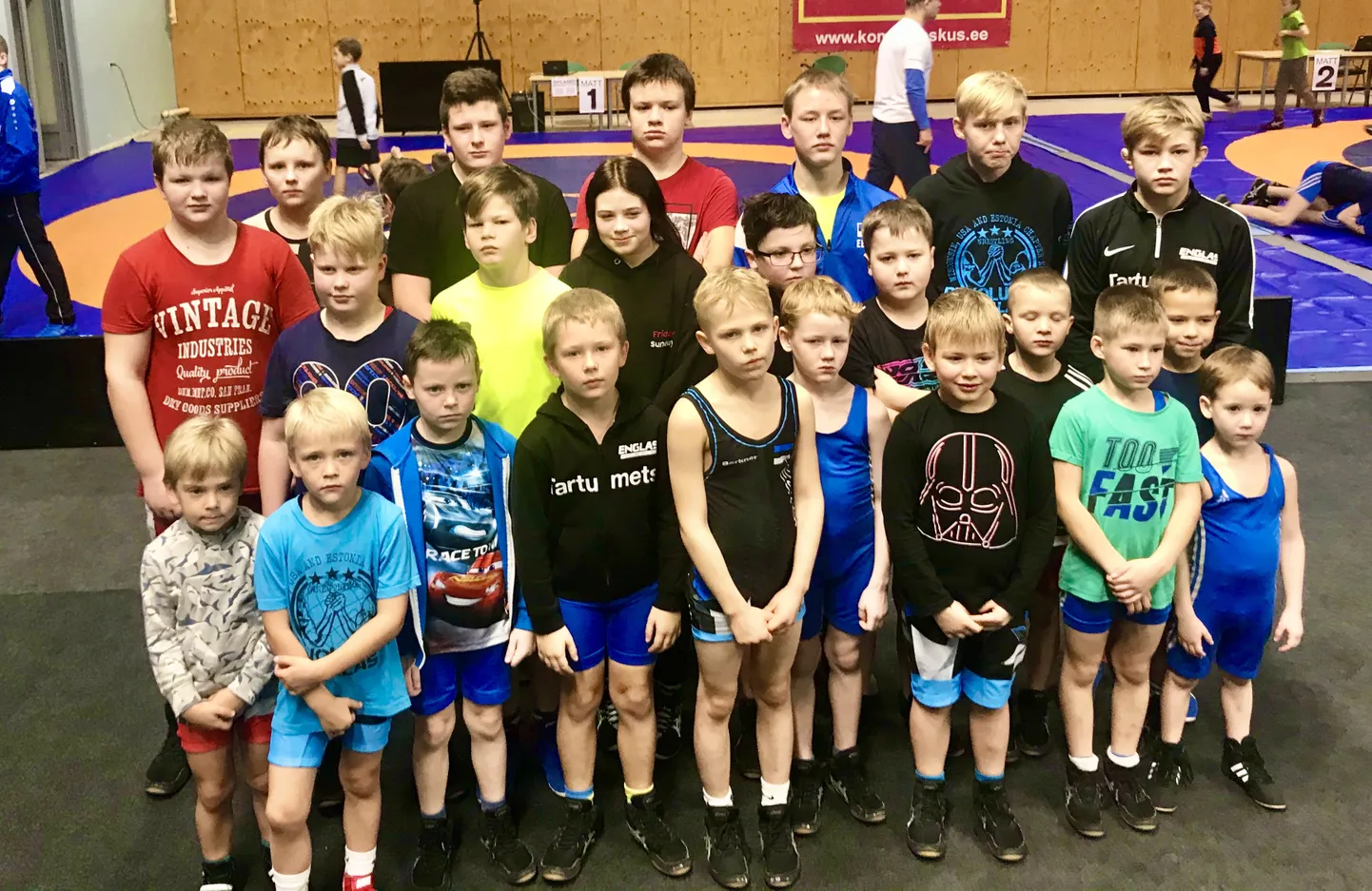Tartu Kalev-Englase maadlejaid olid Lõuna-Eesti suurimal maadlusturniiril ühe klubi koosseisust kõige rohkem, 25 sportlast.