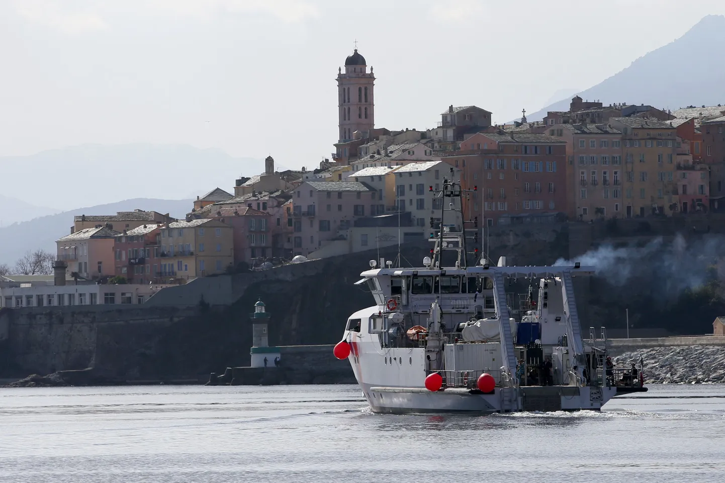 Bastia linn Korsika saarel.