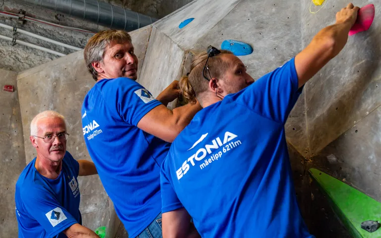 Estonia tippu tõusvad alpinistid, Tallinn, Ronimisminsteerium, Foto: Joakim Klementi / Eesti Meedia