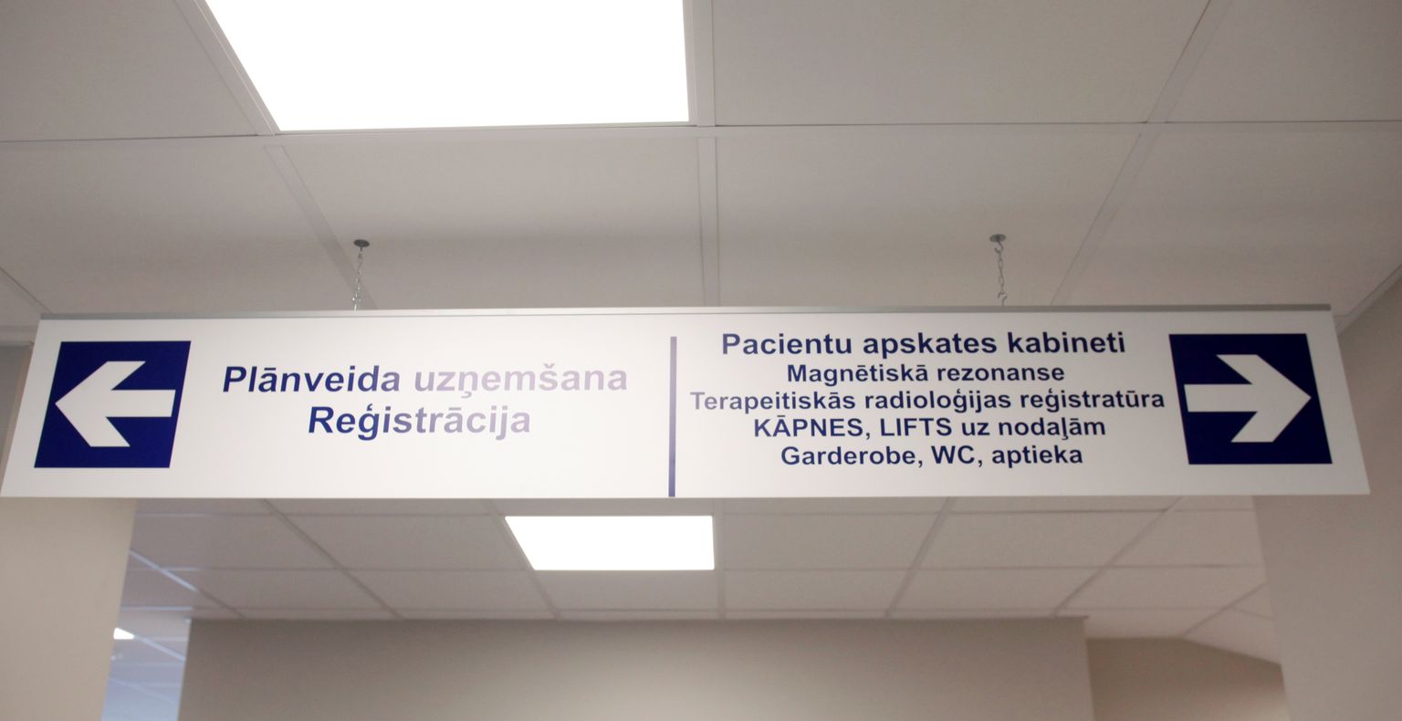 Latvijas Onkoloģijas centra pacientu uzņemšanas jaunās telpas.