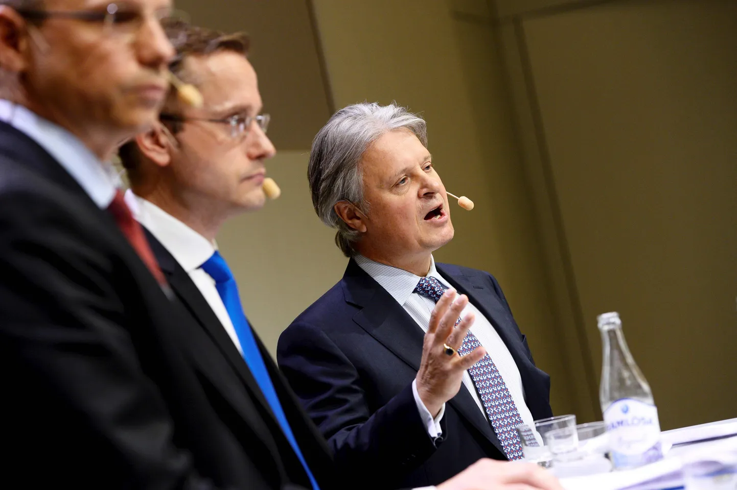 Nordea tegevjuht Casper von Koskull (paremal)