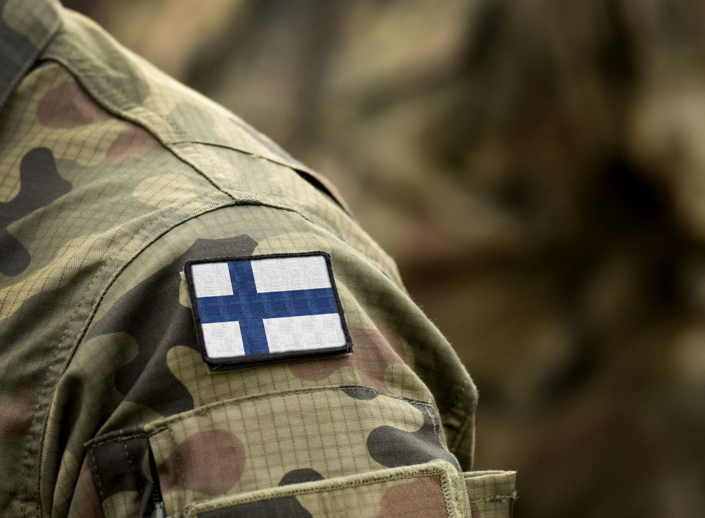 Soome sõjaväelane. Pilt on illustreeriv