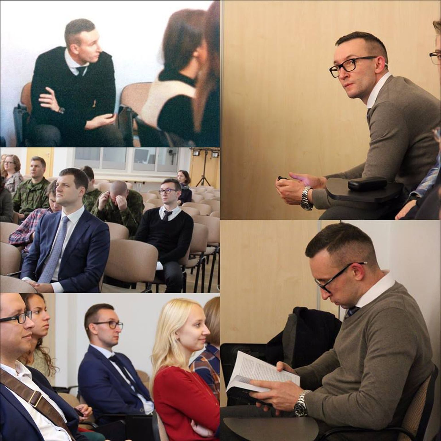 Vene luureagent konverentsi kuulamas.