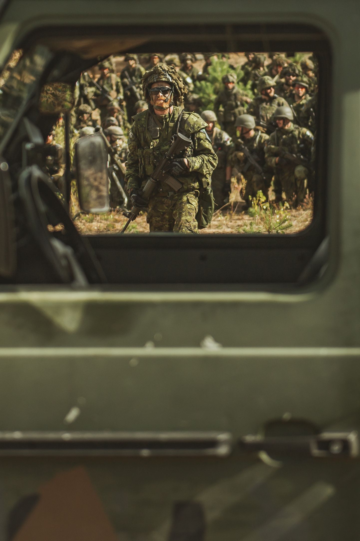 Foto: Ieskats NATO militārajās mācībās "Gangster Prime"