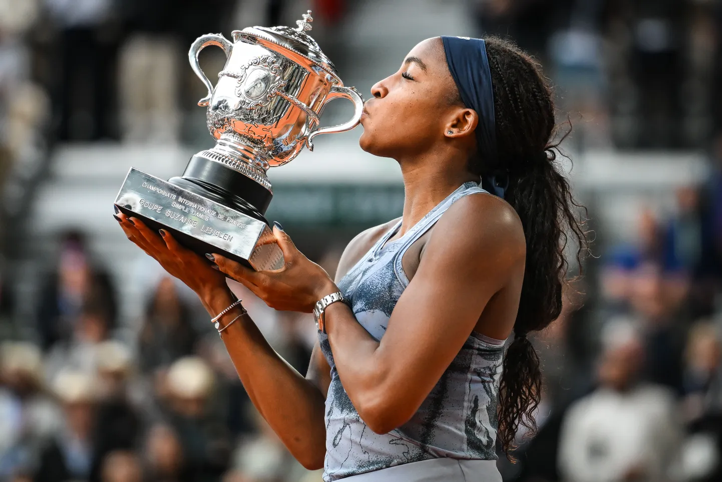 21-aastane Coco Gauff võitis karjääri esimese Prantsusmaa lahtiste tiitli.