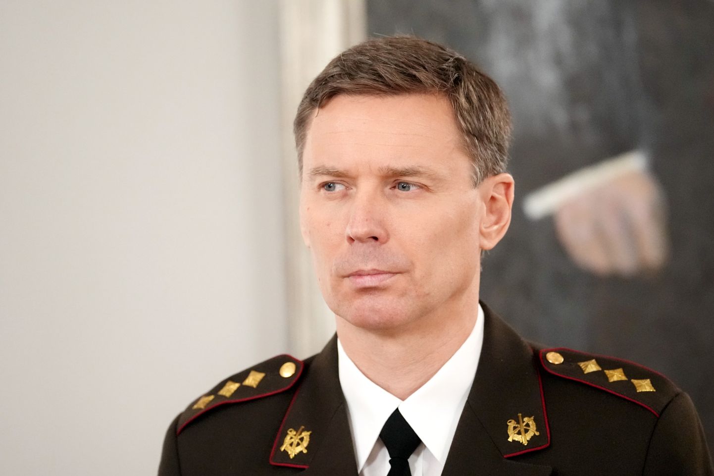 Latvijas Zemessardzes komandieris, brigādes ģenerālis Kaspars Pudāns.
