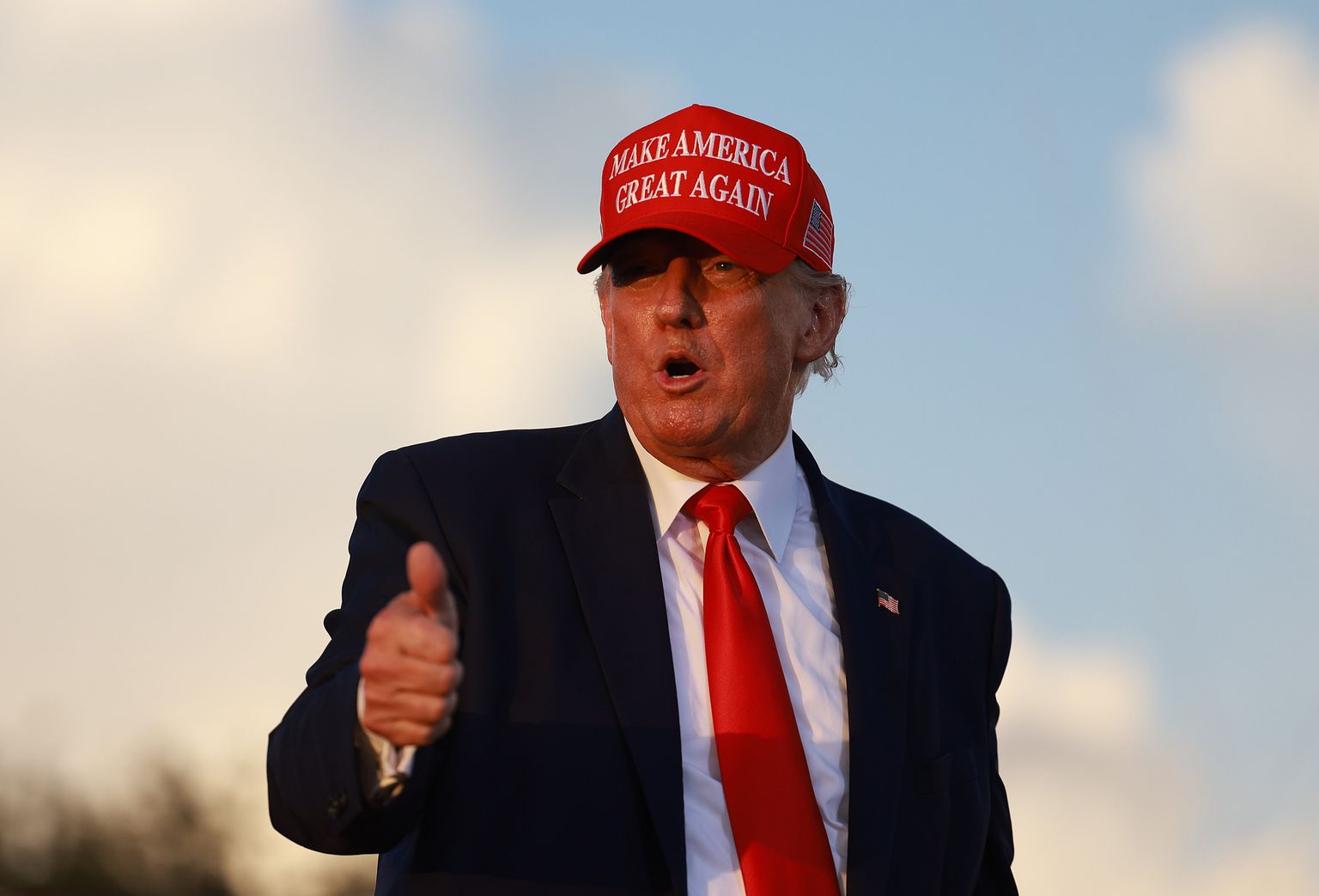 USA endine president Donald Trump kampaaniaüritusel Floridas.