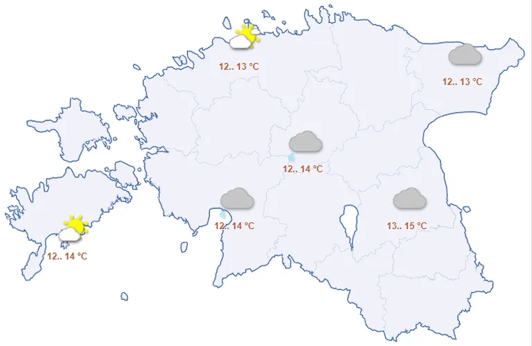 Ilm pühapäeval