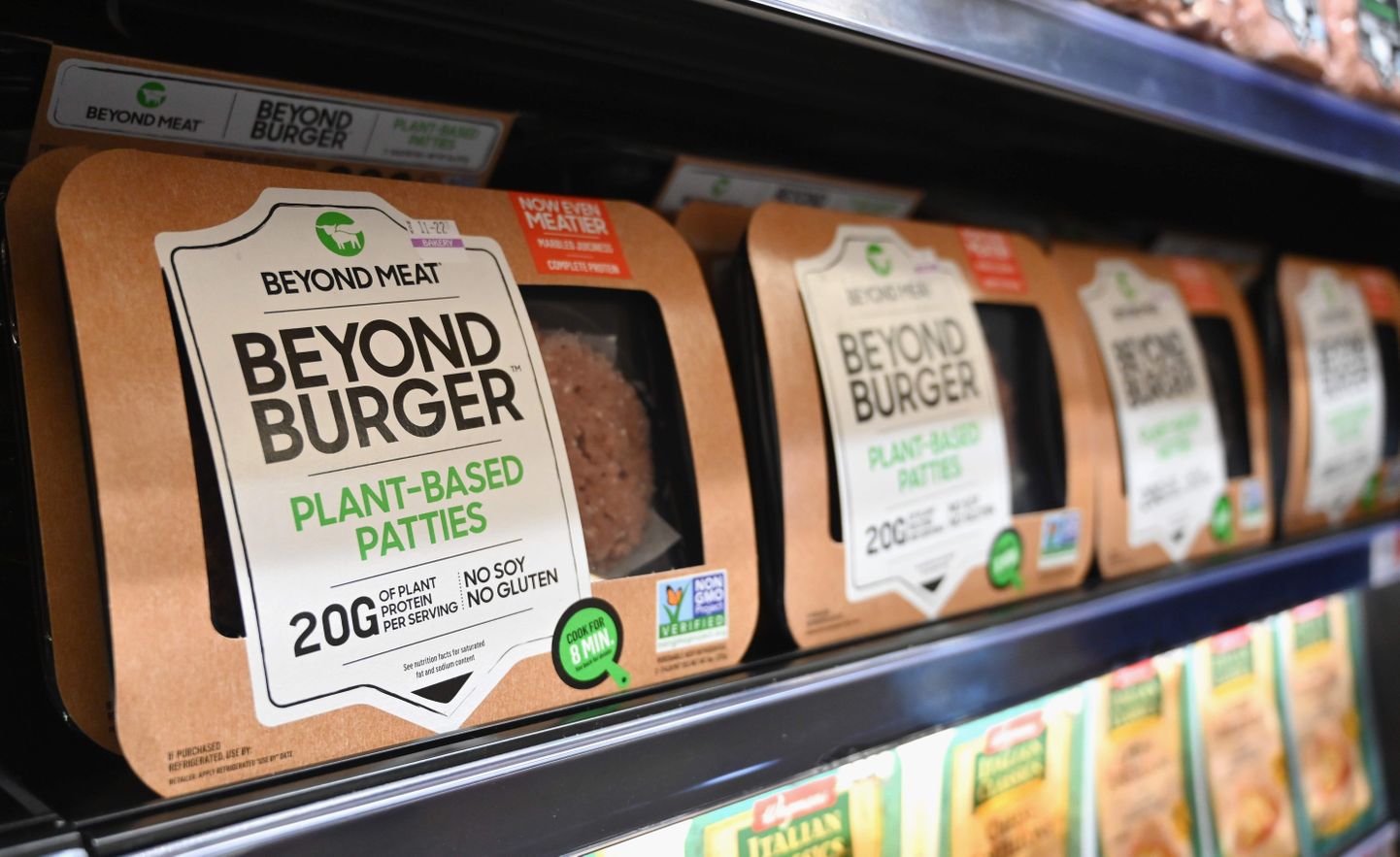 Beyond Meati taimepõhised burgeripihvid müügil New Yorgis.