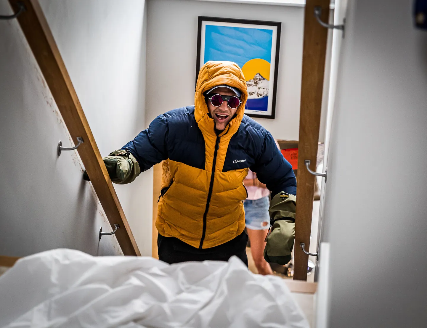 Endine professionaalne ragbimängija Ed Jackson sammus kodutrepil Mount Everesti tippu.