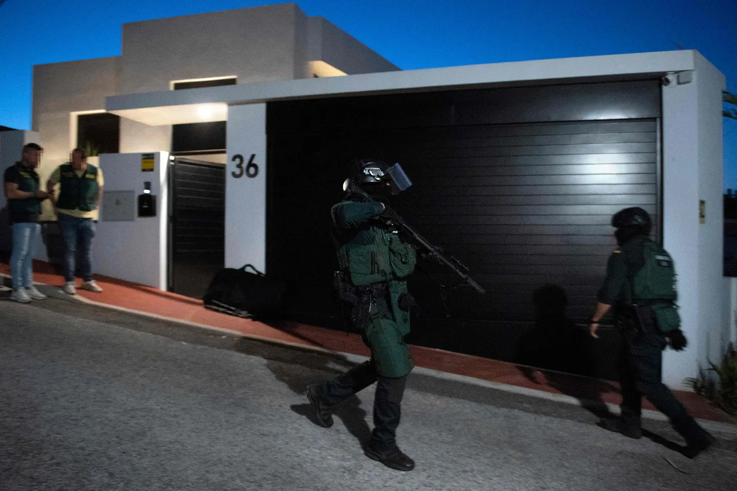 Hispaania politseijõud tegid nädal tagasi ulatusliku operatsiooni Malaga lähistel Mijasis.