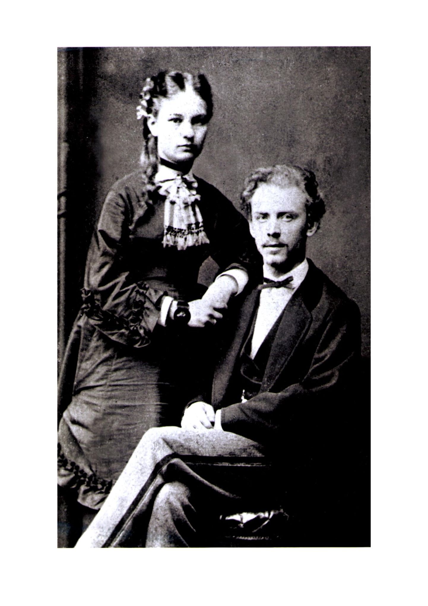 Robert Theodor Hansen abikaasaga.