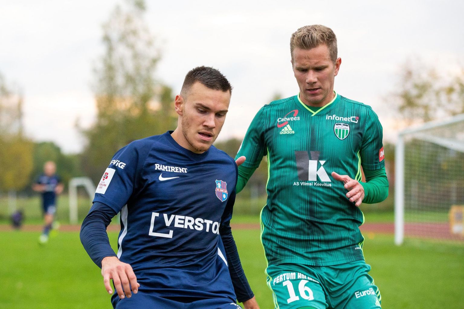 Paide linnameeskond (sinises) ja Tallinna FCI Levadia on tänavu kohtunud neljal korral. Kaks korda oli võidukas Paide, korra Levadia ja viimane mäng jäi viiki.