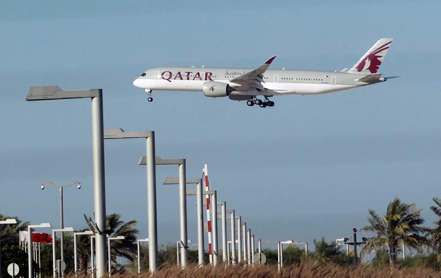 Qatar Airwaysi lennuk Dohas.