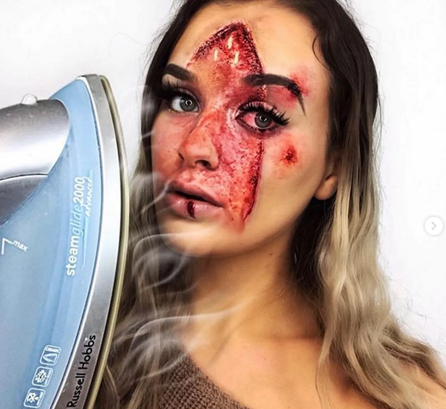 Üks näide, milline meik endale halloweeni peole teha.