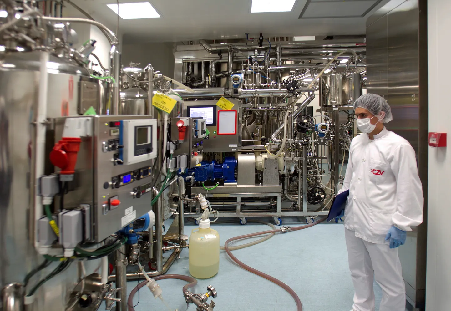 Biofabri tehas Hispaanias, kus ollakse valmis Novavaxi väljatöötatud koroonavaktsiini tootmiseks (16. september 2020)