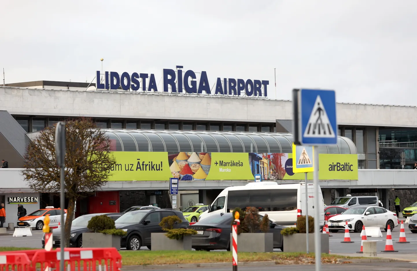 Riia lennujaama praegune reisiterminal.