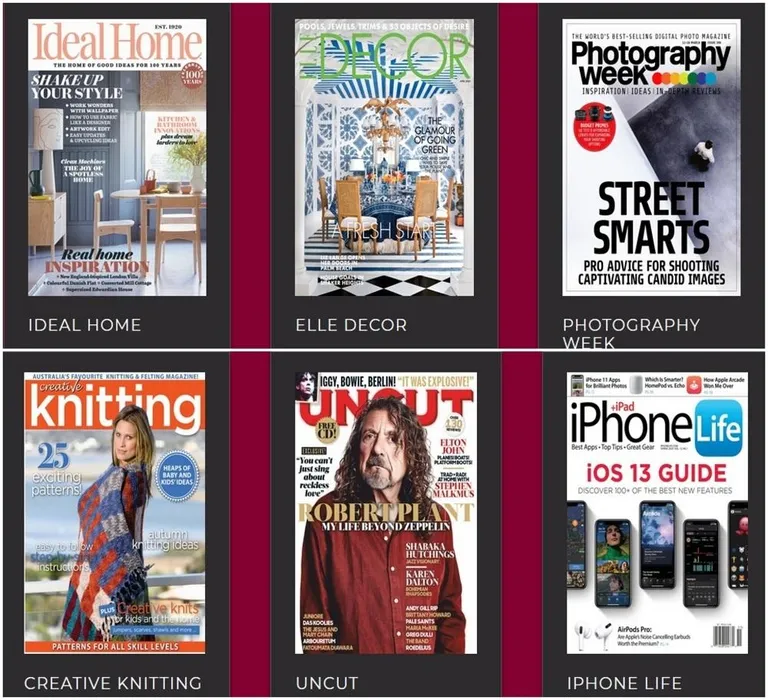 RBdigital laenutab ajakirju käsitööst fotograafiani.